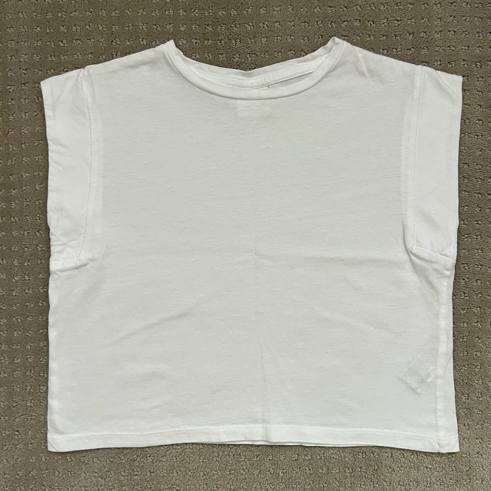 Euc girl’s white Zara top size 7